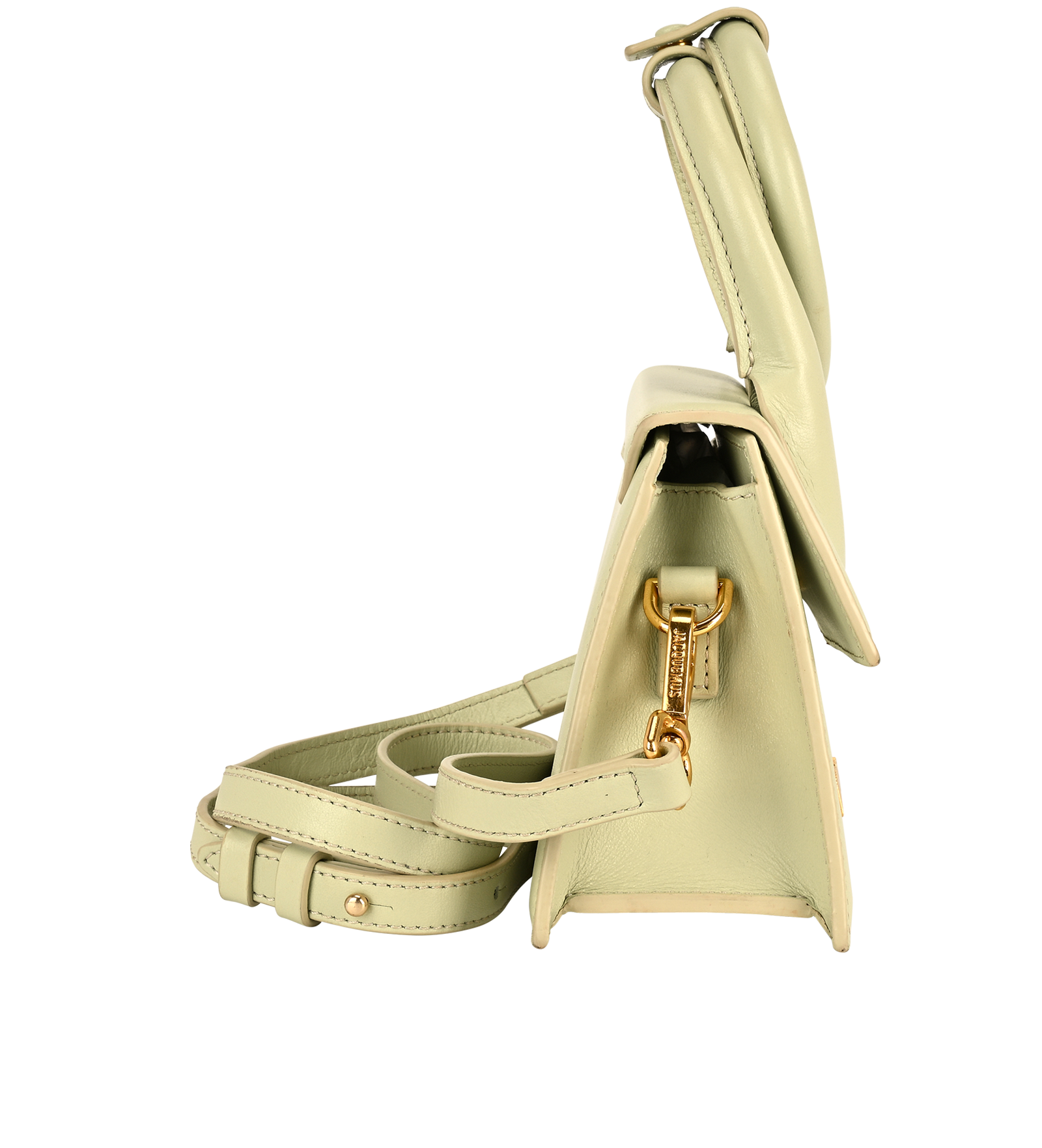 Le Chiquito Noeud, &pound;250, Handbags, Green, Leather, Side view